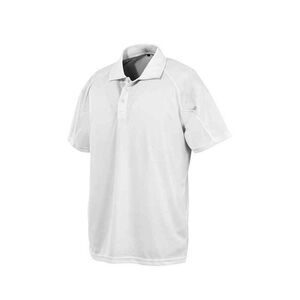 Spiro Womens/Ladies Performance Aircool Polo Shirt / White